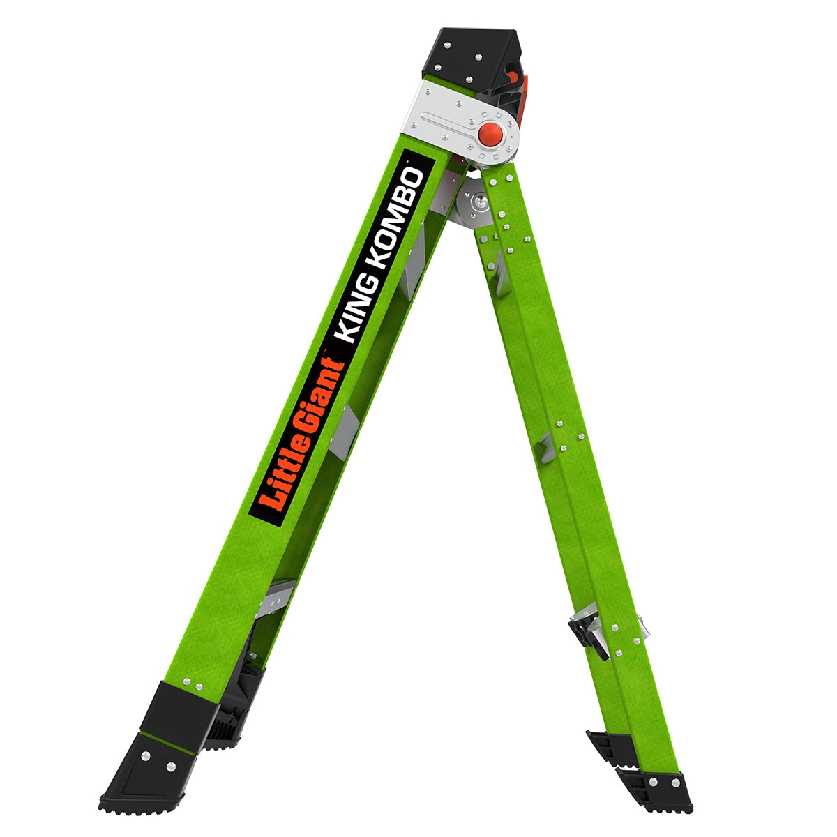 King Kombo 2 4-ft Fiberglass Type 1aa- 375-lb Load Capacity Step Ladder 13470-071