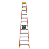 NXT1A 12-ft Fiberglass Type 1A-300-lb Load Capacity Step Ladder NXT1A12