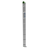 D1200-2 16-ft Aluminum Type 2-225-lb Load Capacity Extension Ladder D1216-2