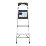 3-Step 250-lb Capacity Aluminum Foldable Step Stool 20553ABL2