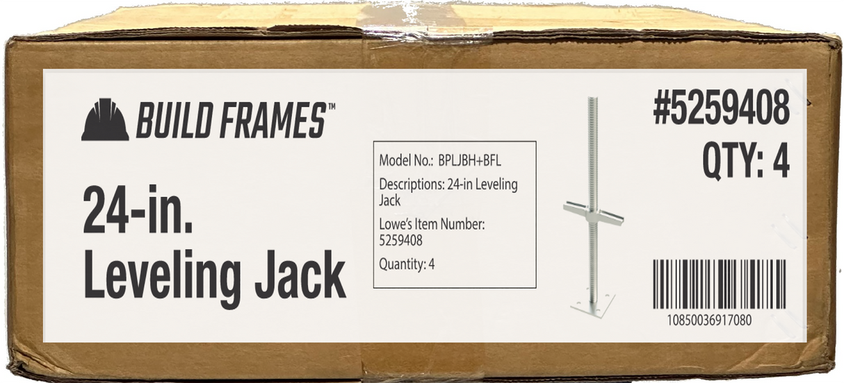 Steel 24-in Leveling Jack For Scaffolding BPLJBH+BFL