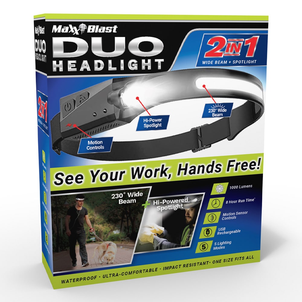 260-Lumen LED Rechargeable Headlamp (Battery Included) MBHL-PD36