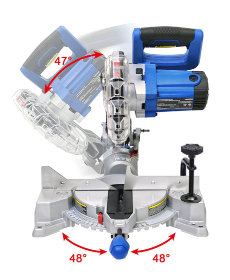 7-1/4-in 10-Amp Single Bevel Compound Corded Miter Saw M1851LW