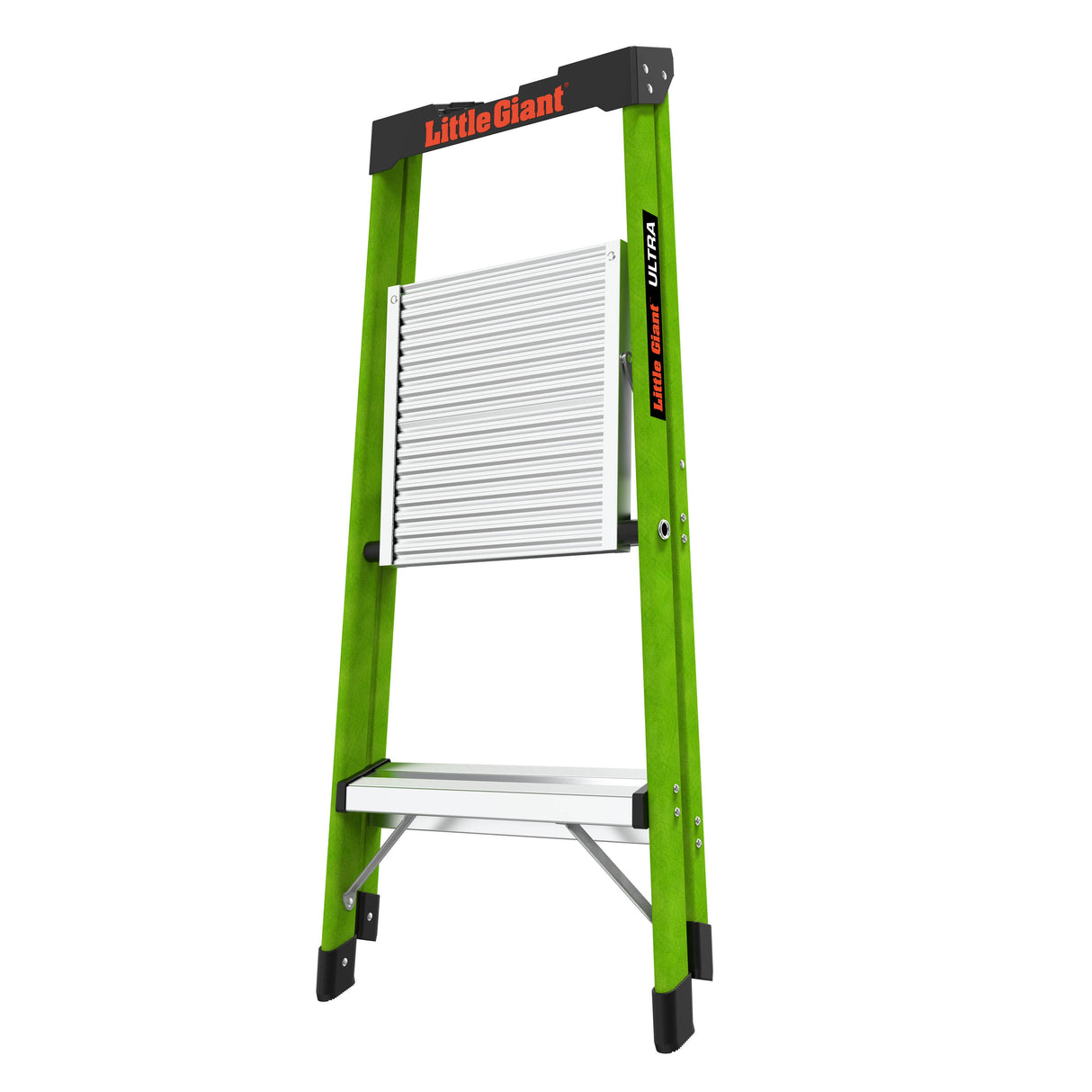 Ultra 2-Step 300-lb Capacity Green Fiberglass Foldable Step Stool 11862-002