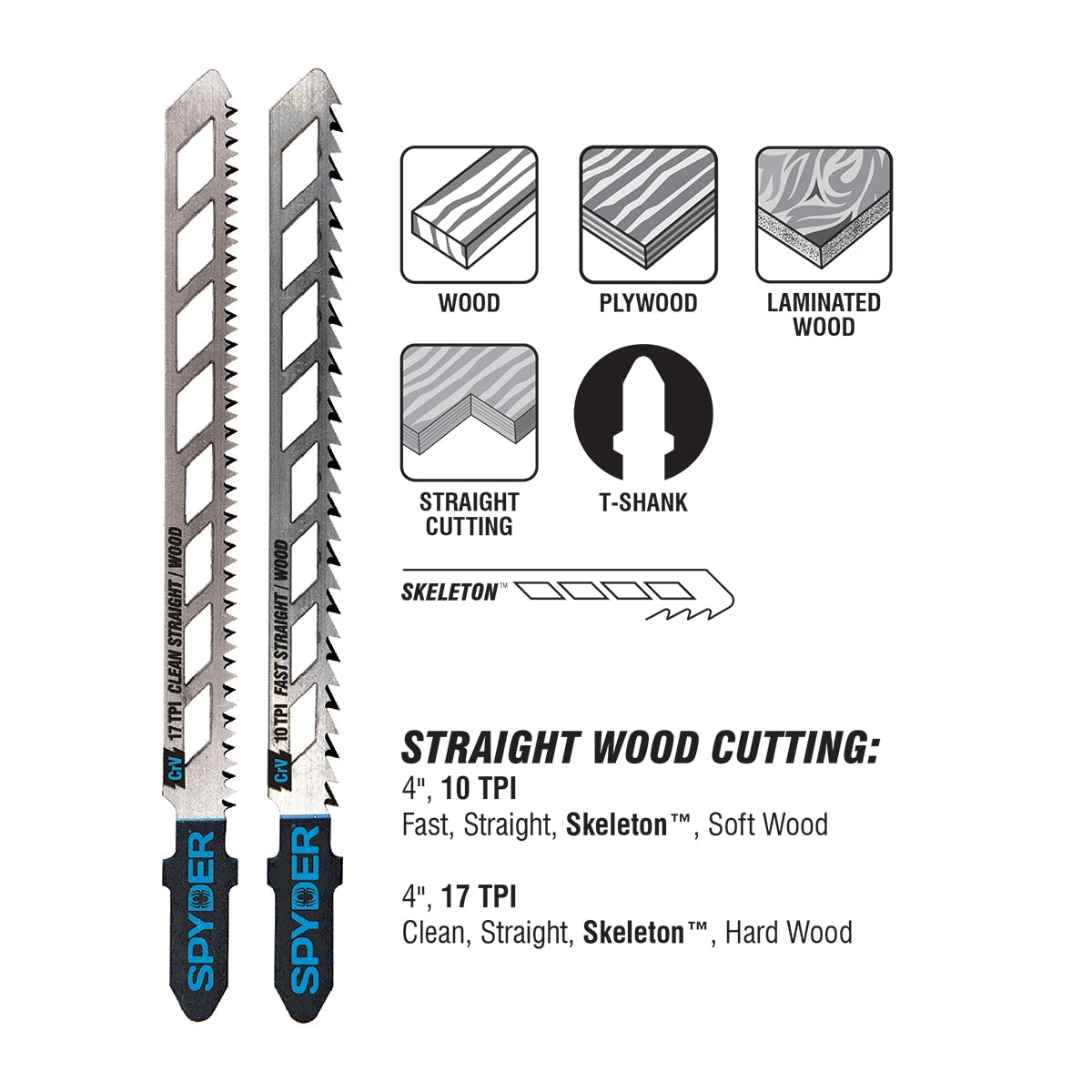 Set T-shank Bi-metal Blade Set (10-Pack) 300090