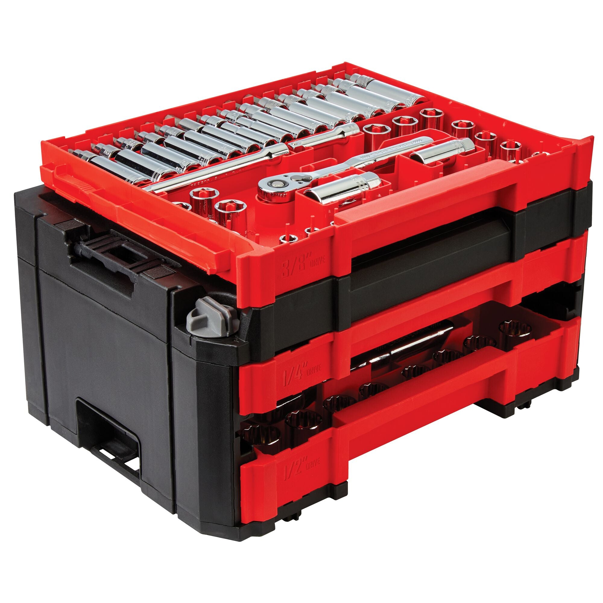 262-Piece Standard (SAE) and Metric Polished Chrome Mechanics Tool