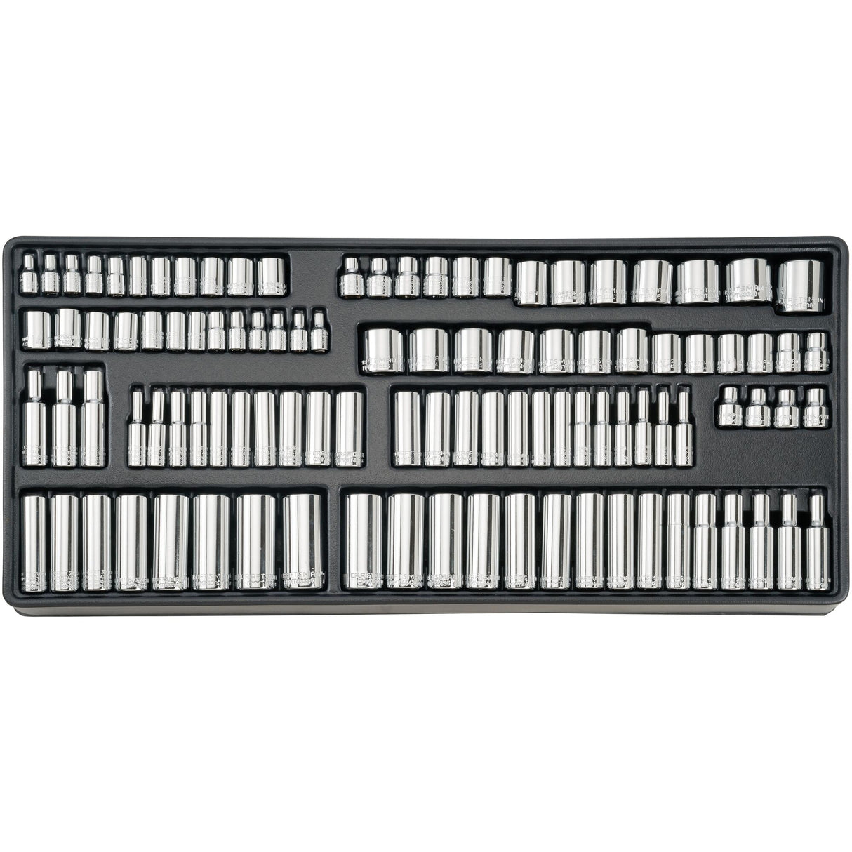 298-Piece Standard (SAE) and Metric Polished Chrome Mechanics Tool Set CMMT12139