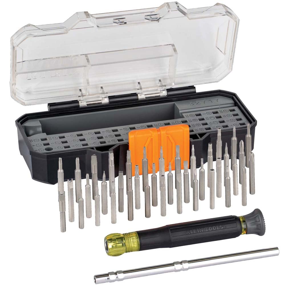 All-in-1 Precision Screwdriver Set with Case 40-Piece Bi-material Handle Multi-bit Multi Tool Screwdriver Set 32717G