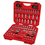 105-Piece Standard (SAE) and Metric Polished Chrome Mechanics Tool Set with Hard Case CMMT12123L