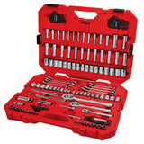 135-Piece Standard (SAE) and Metric Polished Chrome Mechanics Tool Set with Hard Case CMMT12124L