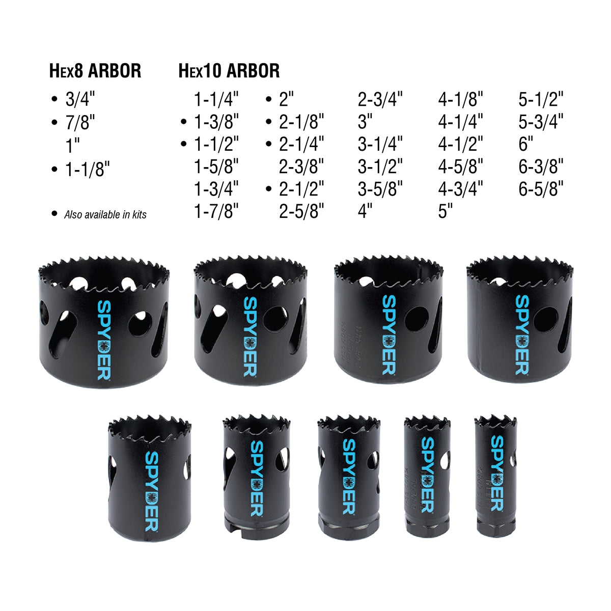 6-3/8-in Bi-Metal Non-Arbored Hole Saw 600928CF