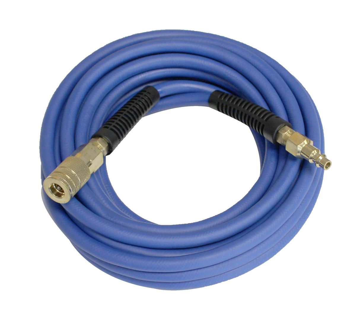 Hybrider Flex 1/4In 25Ft Hybrid Air Hose with Quick Connect Air Fittings HFH25.25