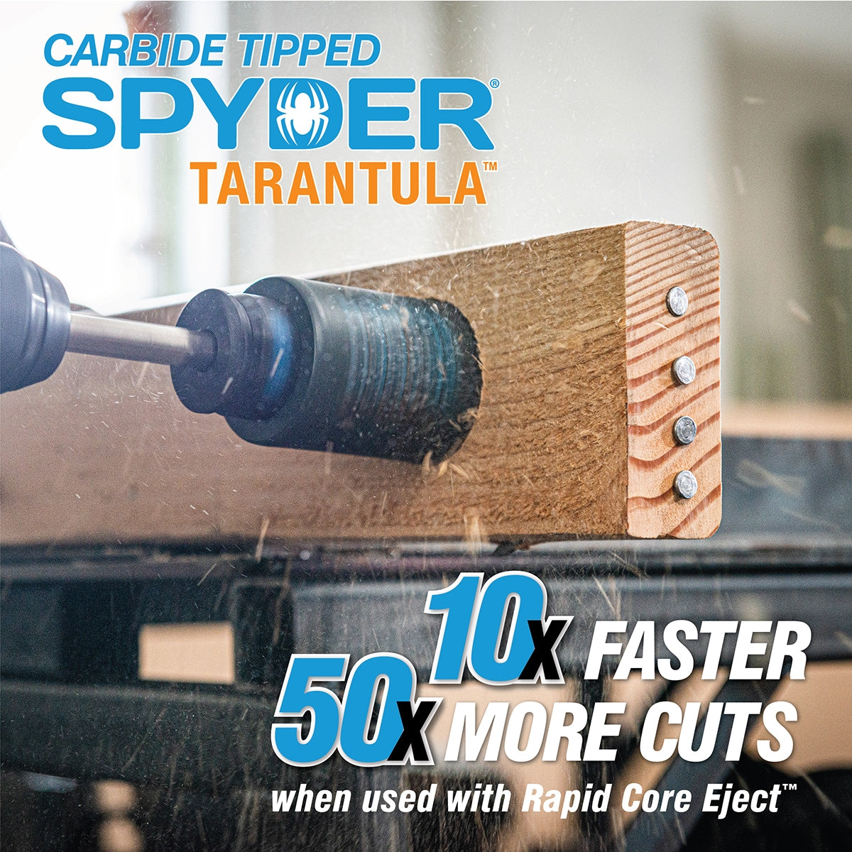 Tarantula 1-in Carbide-tipped Non-arbored Hole Saw 600896CF