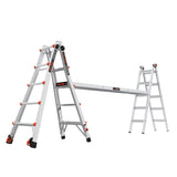 Multi M14 14.3-ft Reach Type 1a- 300-lb Load Capacity Telescoping Multi-Position Ladder 16513-002