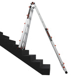 Multi M14 14.3-ft Reach Type 1a- 300-lb Load Capacity Telescoping Multi-Position Ladder 16513-002