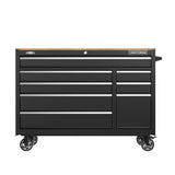 2000 Series 51.2-in L x 37.5-in H 8-Drawers Rolling Black Wood Work Bench CMST98529BK