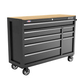 2000 Series 51.2-in L x 37.5-in H 8-Drawers Rolling Black Wood Work Bench CMST98529BK