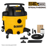 Stealthsonic Quiet 9-Gallons 5-HP Corded Wet/Dry Shop Vacuum with Accessories Included DXV09P-QT