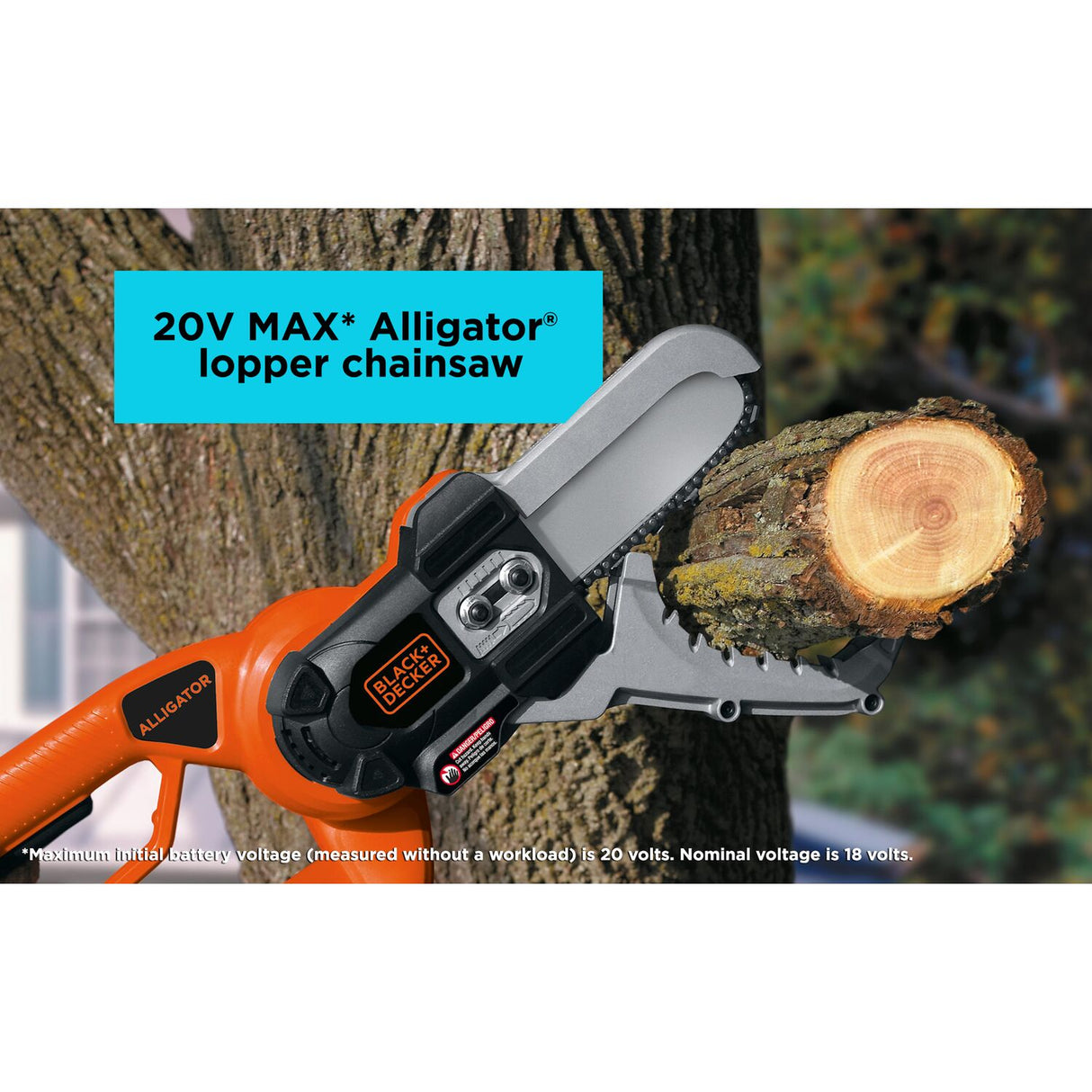 Alligator 20-volt Max 6-in Battery Chainsaw (Battery and Charger Not Included) LLP120B