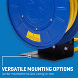 Retractable Hose Reel with 3/8-in x 50-ft Hybrid Hose SGY-AIR184