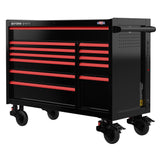 V-Series 52-in W x 40-in H 12-Drawer Steel Rolling Tool Cabinet (Black) CMSTVS5212BK