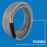 1/4-in x 25-ft Polyurethane Air Hose with Swivel SGY-AIR261