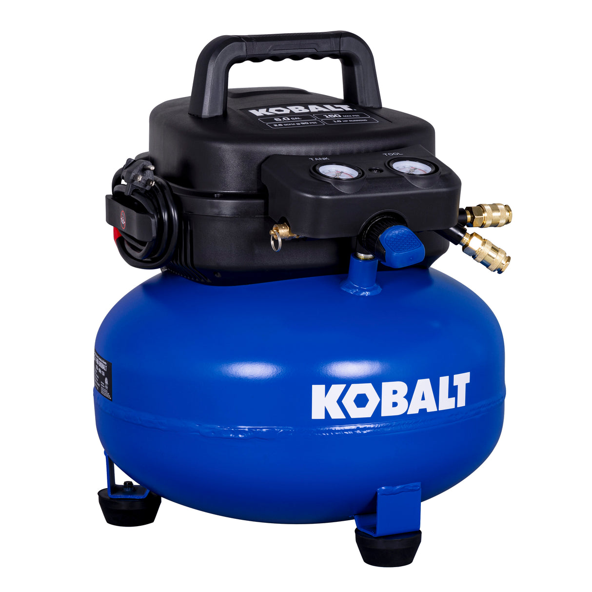 6-Gallon Portable Electric 150 PSI Pancake Air Compressor with Accessories 02106410A