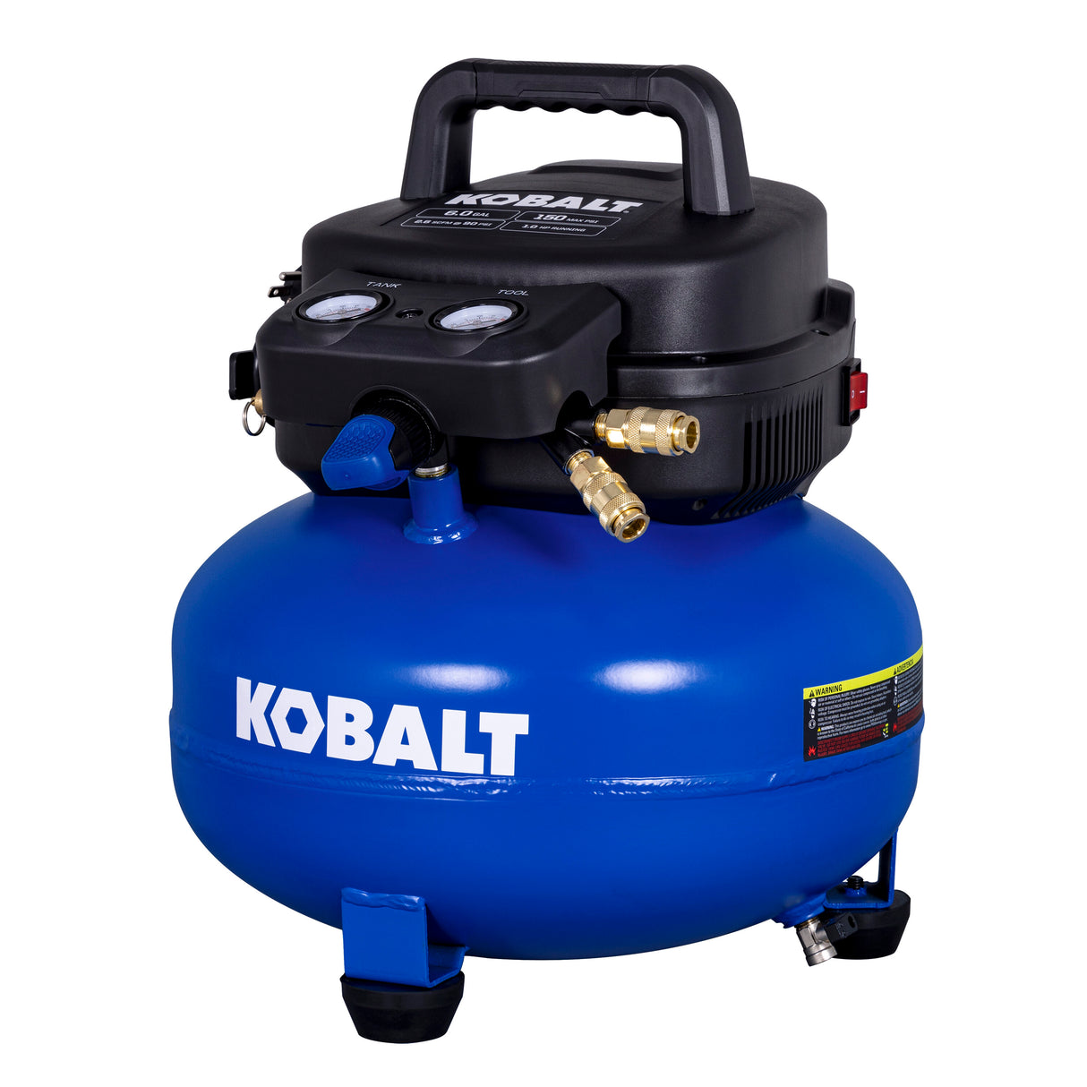 6-Gallon Portable Electric 150 PSI Pancake Air Compressor with Accessories 02106410A