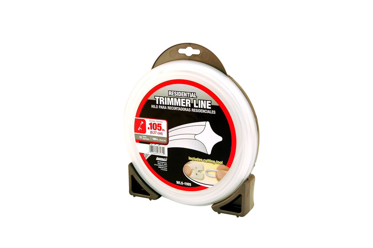 Residential 0.105-in x 180-ft Line Blades Trimmer Line WLS-1105