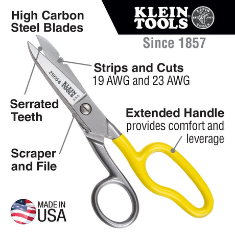 High Carbon Steel Straight Cut Snips 210106SEN