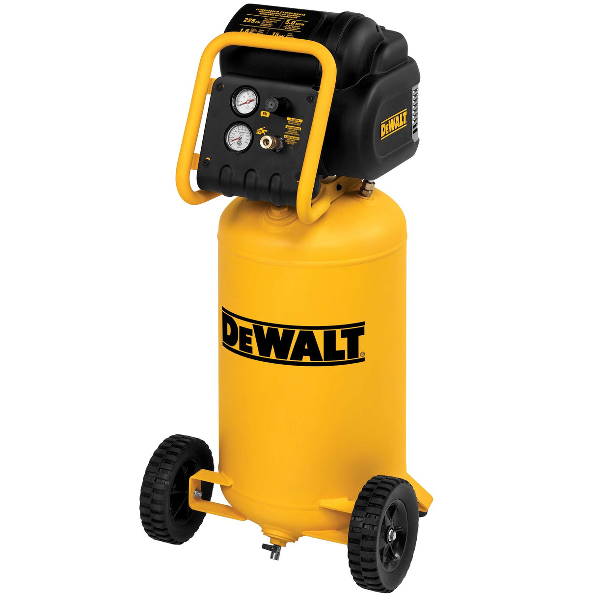 15-Gallon Portable Electric 225 PSI Vertical Air Compressor D55168 G