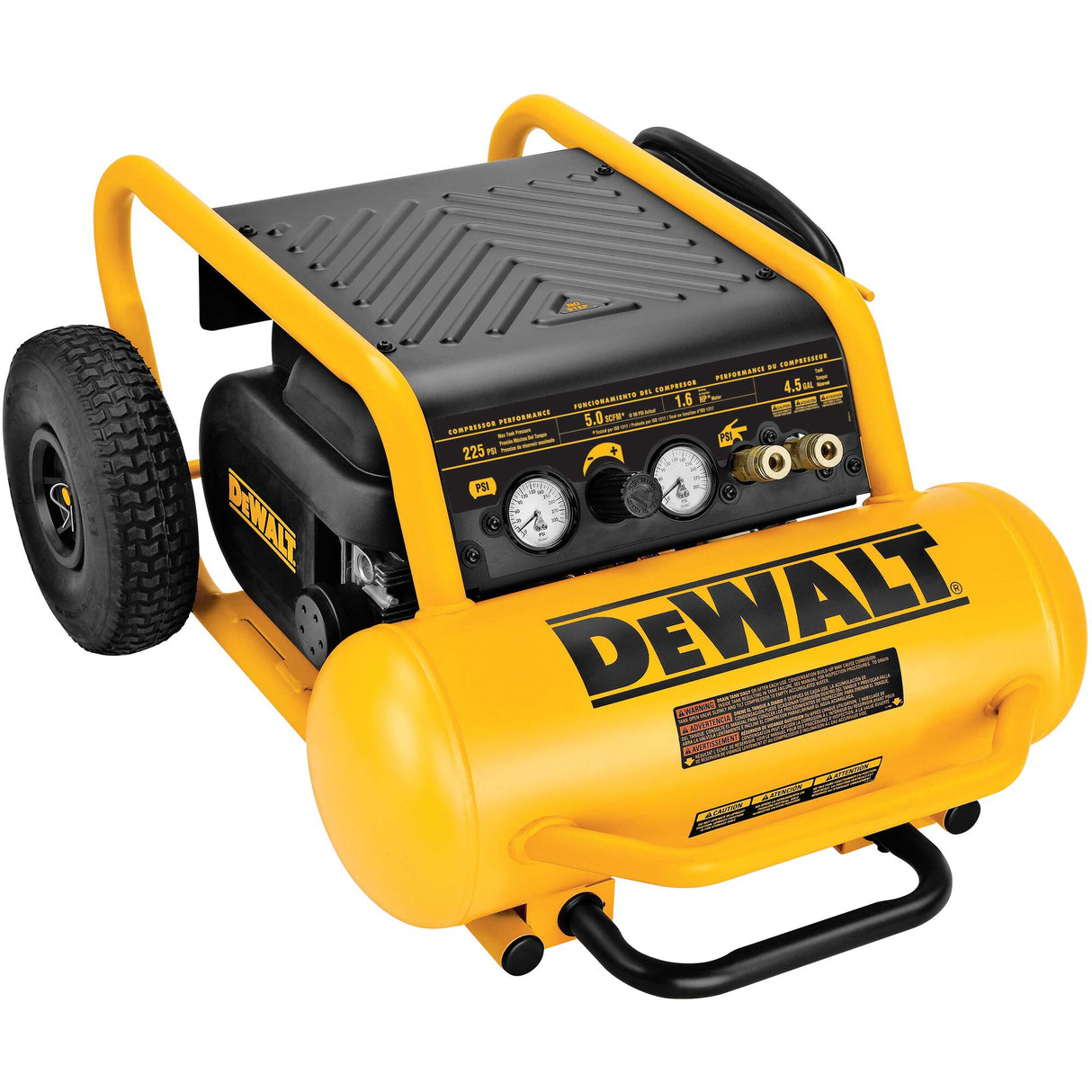 4.5-Gallon Portable Electric 225 PSI Horizontal Air Compressor D55146 G