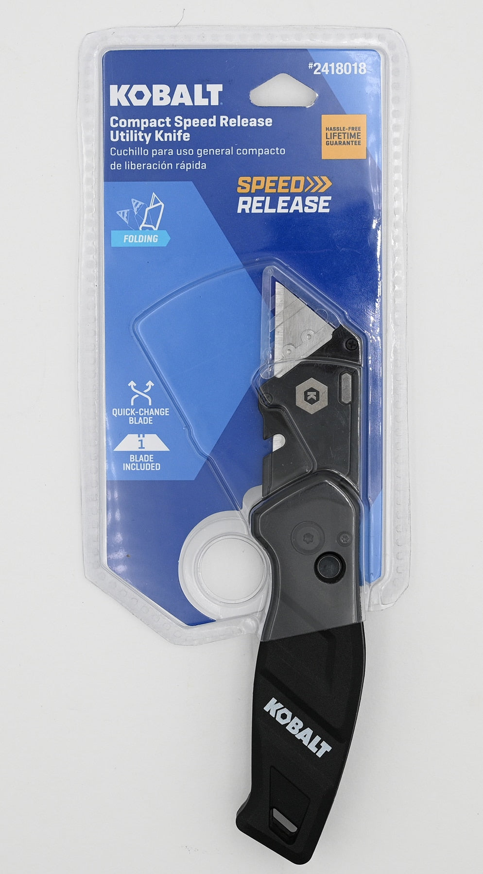 Release Compact 3/4-in 1-Blade Folding Utility Knife 58993