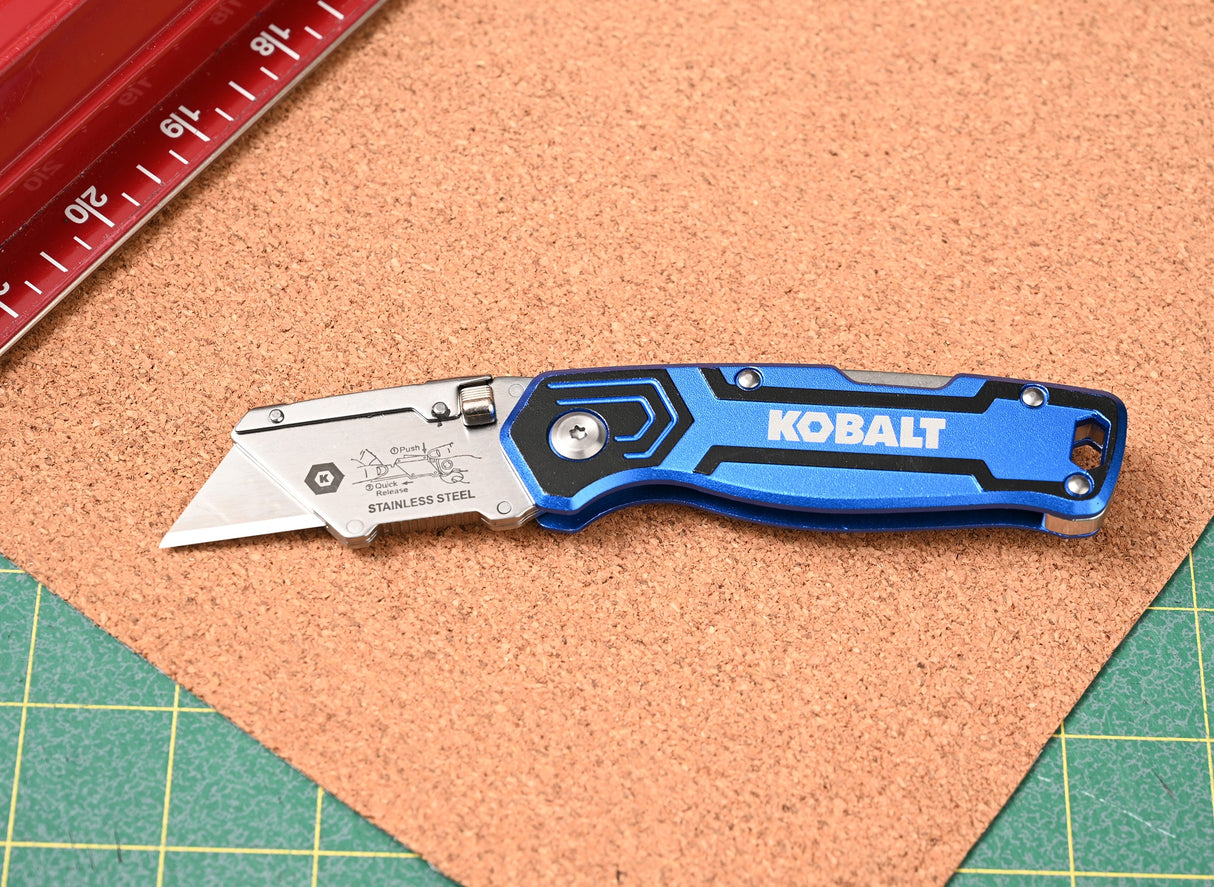 Compact Lockback 3/4-in 1-Blade Folding Utility Knife 58976