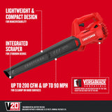 20V Max 200-CFM 90-MPH Battery Handheld Leaf Blower 4 Ah (Battery and Charger Included) CMCBL710M1