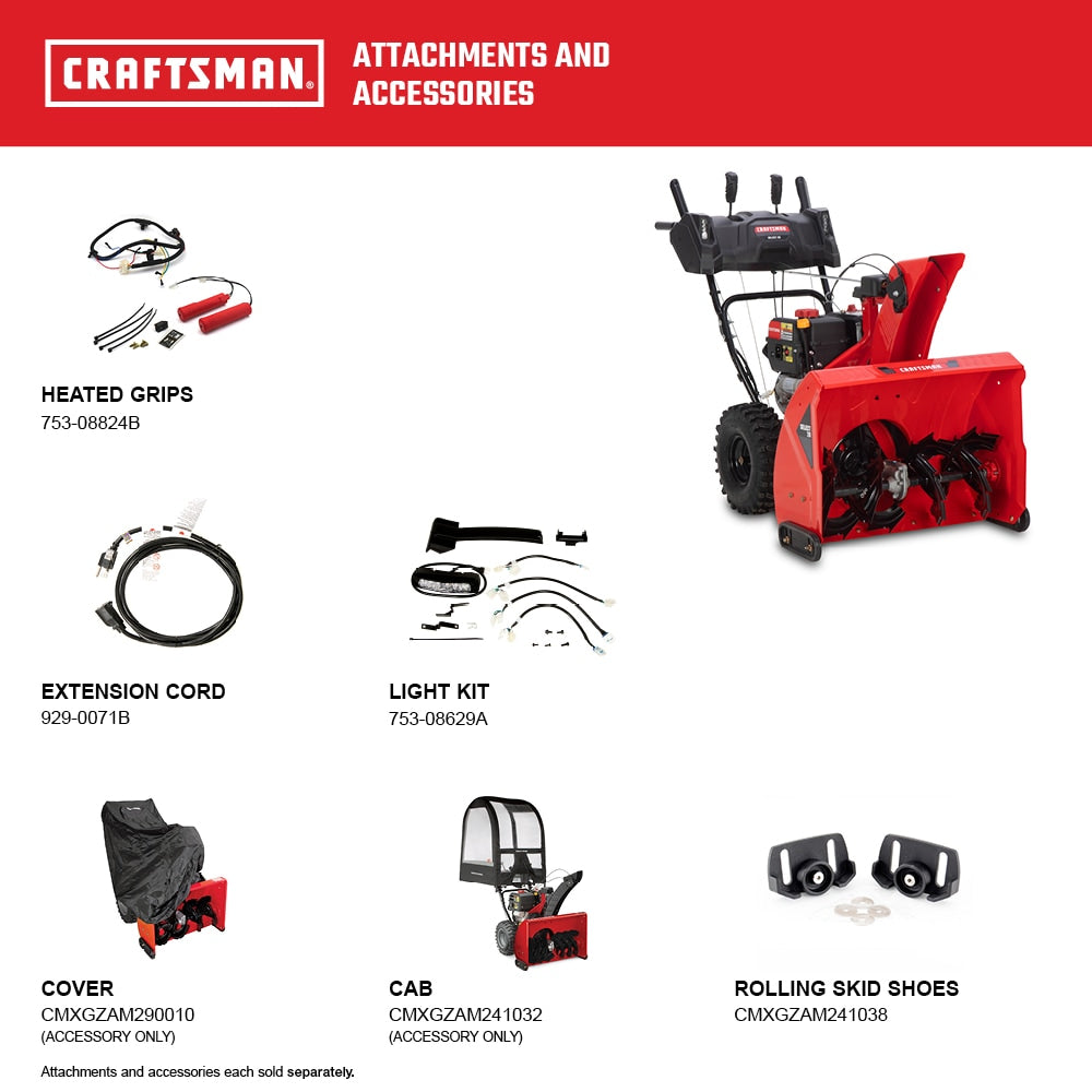 Select 28-in Two-stage Self-propelled Gas Snow Blower CMGB223101