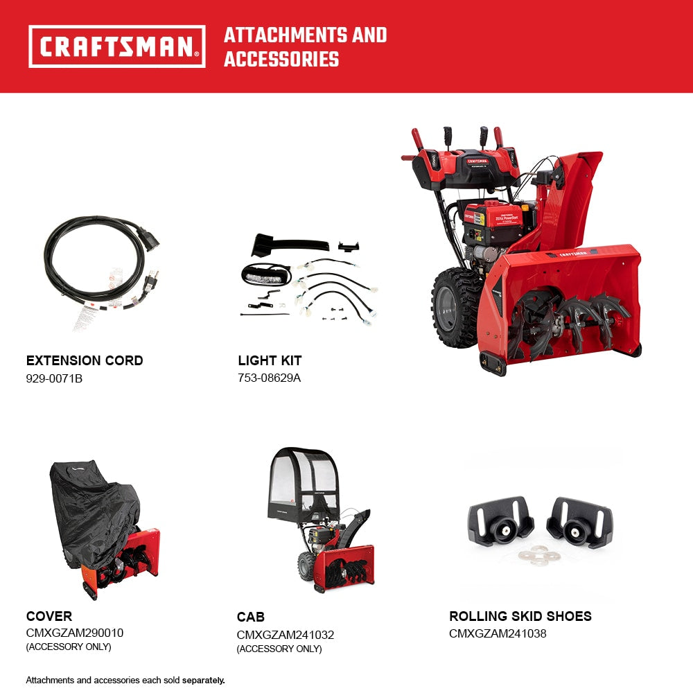 Performance 28 EFI and EGOV 28-in Two-stage Self-propelled Gas Snow Blower CMGB223105