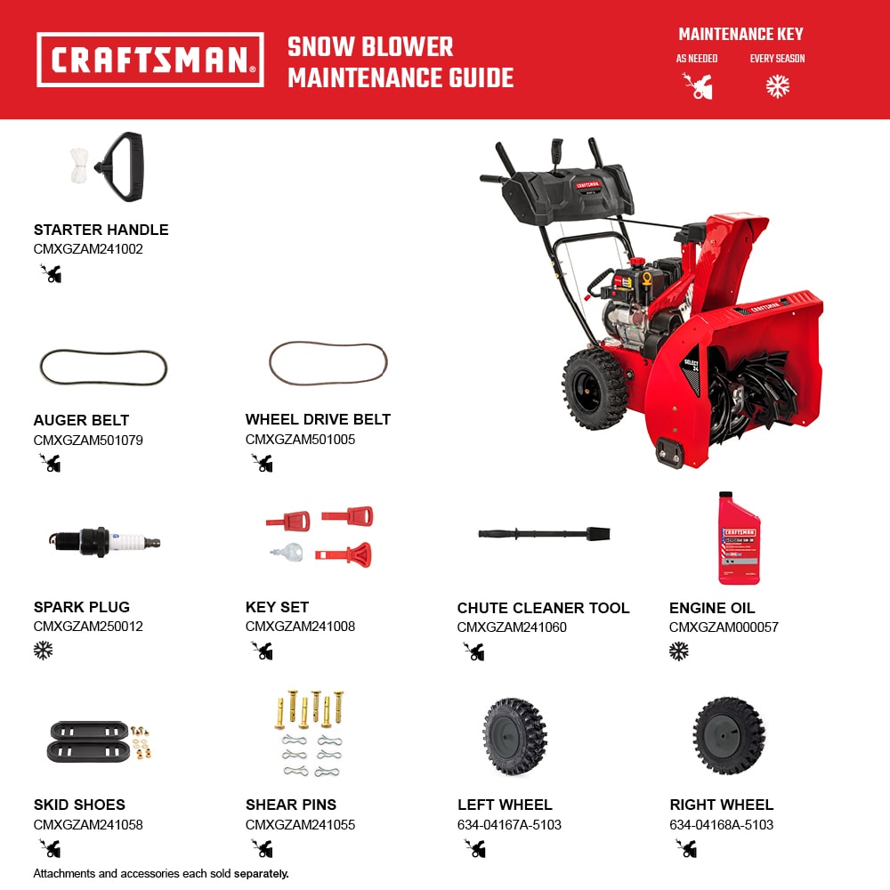 Select 24-in Two-stage Self-propelled Gas Snow Blower CMXGBAM213101