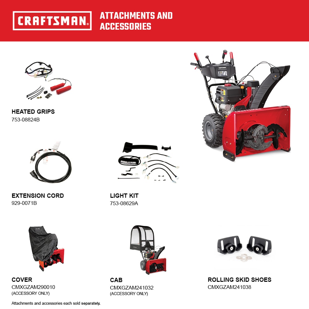 SB650 28-in Three-stage Self-propelled Gas Snow Blower CMXGBAM1054546