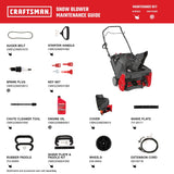 SB270 21-in Single-stage Push with Auger Assistance Gas Snow Blower CMXGBAM1054540