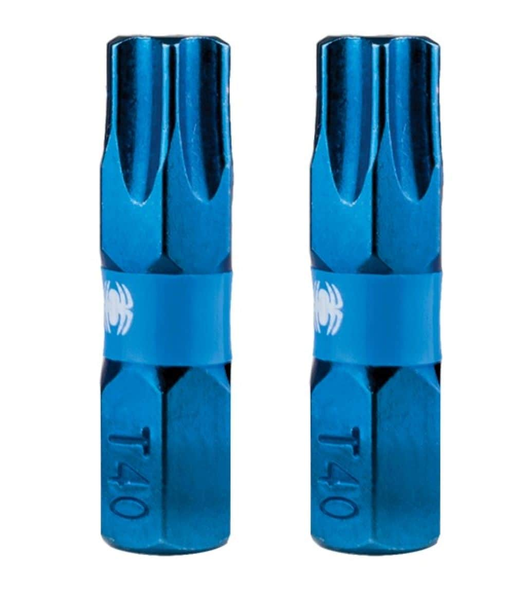 Mach-Blue T40 1/4-in x 1-in Torx Impact Driver Bit (2-Piece) 19044