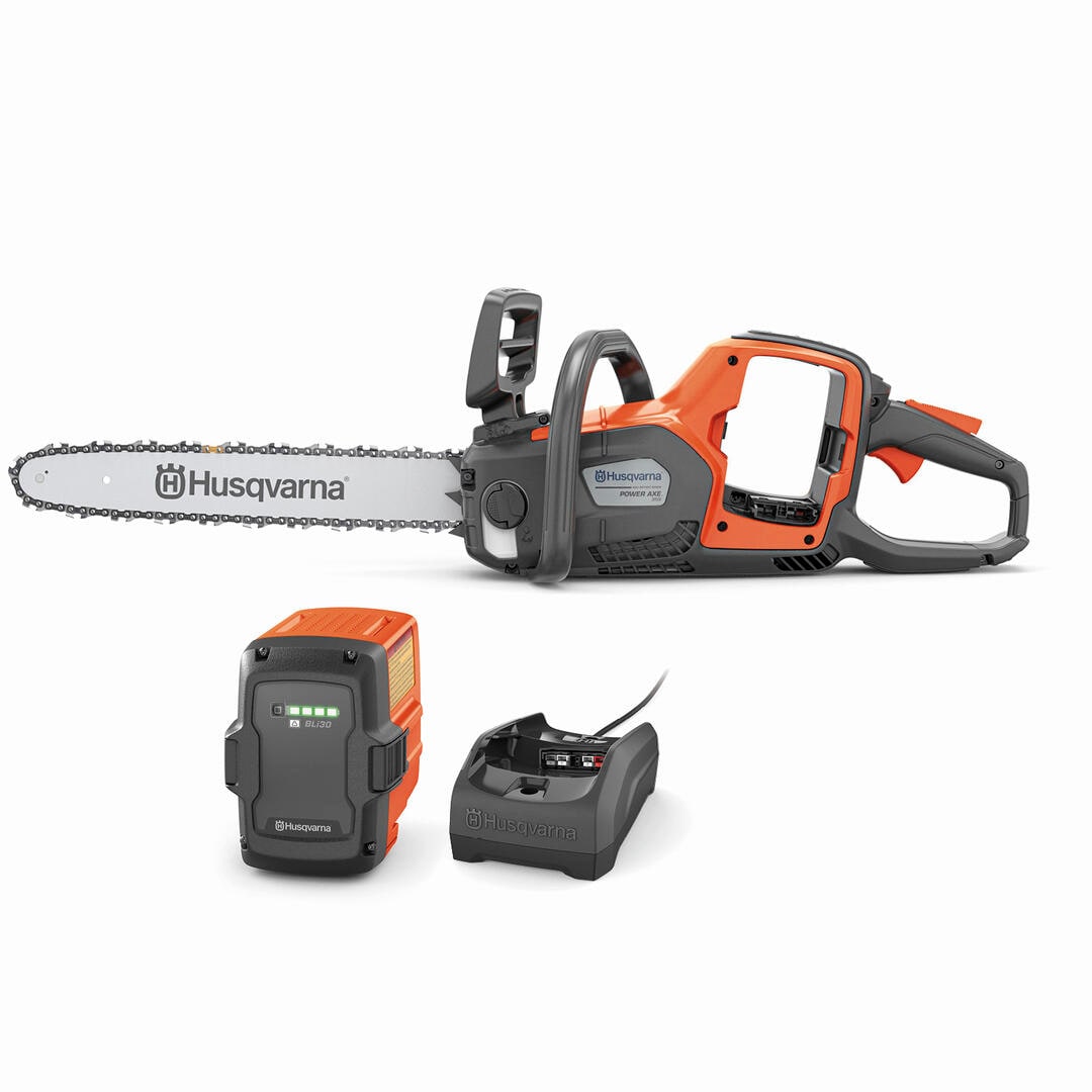 Power Axe 350i 40-volt 18-in Brushless Battery 7.5 Ah Chainsaw (Battery and Charger Included) 970601202