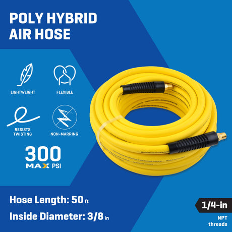 3/8-in X 50-ft Poly Hybrid Air Hose SGY-AIR207