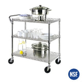 32.75-in Shelf Utility Cart SHE18304BZ