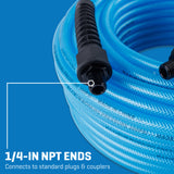 1/4-in x 100-ft Triple Hybrid Air Hose with Field Repairable Hose Ends SGY-AIR257