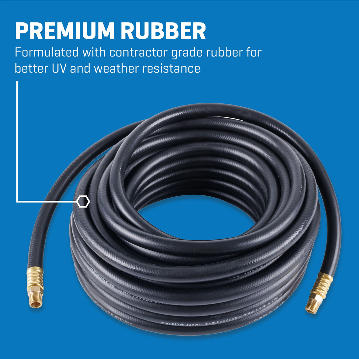 3/8-in x 50-ft Premium Rubber Air Hose SGY-AIR270