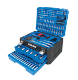 277-Piece Standard (SAE) and Metric Polished Chrome Mechanics Tool Set with Hard Case 52321