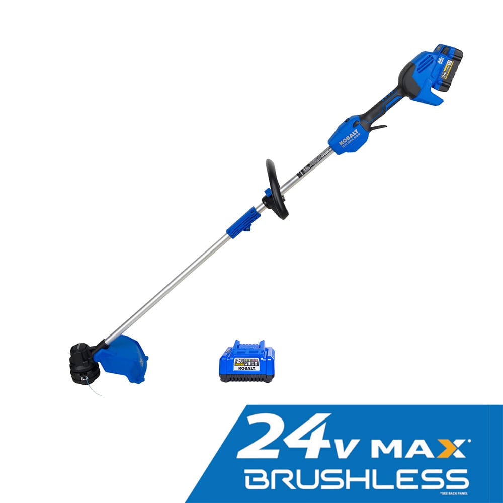 24-volt 14-in Straight Shaft Battery String Trimmer 4 Ah (Battery and Charger Included) KST 224A-03