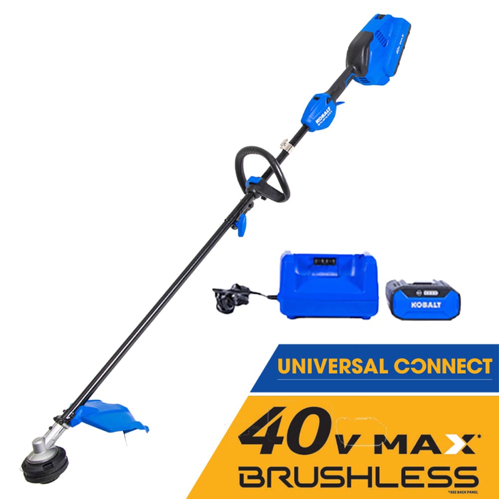 Gen4 40-volt 15-in Straight Shaft Attachment Capable Battery String Trimmer 4 Ah (Battery and Charger Included) KMS 1040A-03