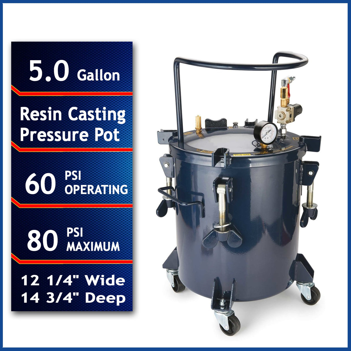 365C 5-Gallon Pressure Pot For Casting 365C